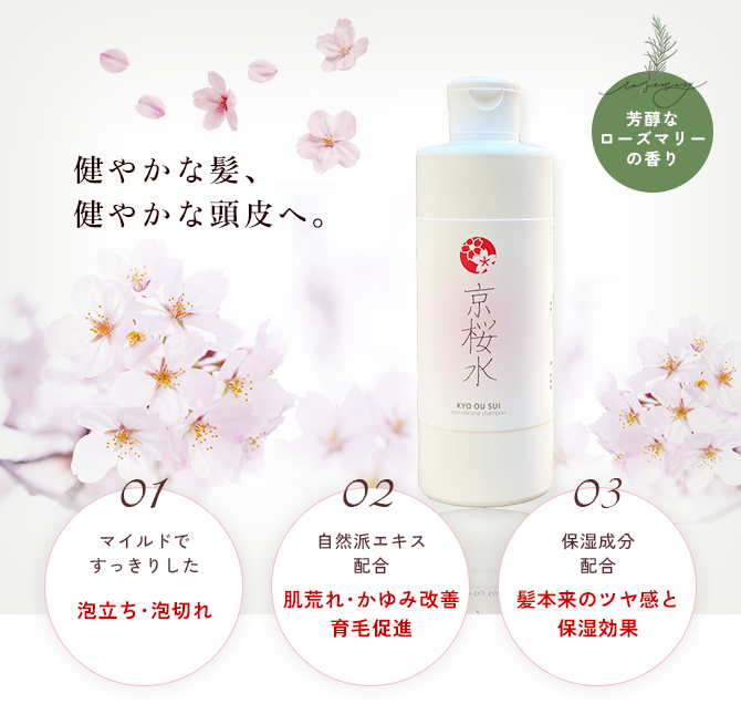 健やかな髪、健康な頭皮へ